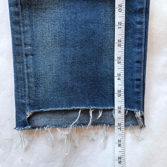 Madewell The Perfect Vintage High Rise Jeans Step Hem Edition in Medium Wash 30 - Picture 10 of 11